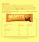 Misfits Peanut Butter Fudge Protein Bar 50g, imported from the UK