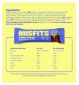 Misfits plant-based cookie dough protein bar 50g, imported from the UK