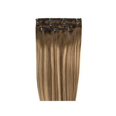 Beauty Works Deluxe Clip In Hair Extensions Mocha Melt 18 Inch