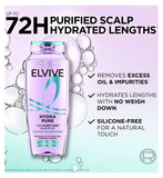 L'Oréal Paris Elvive Hydra Pure Purifying Shampoo 400ml, UK version