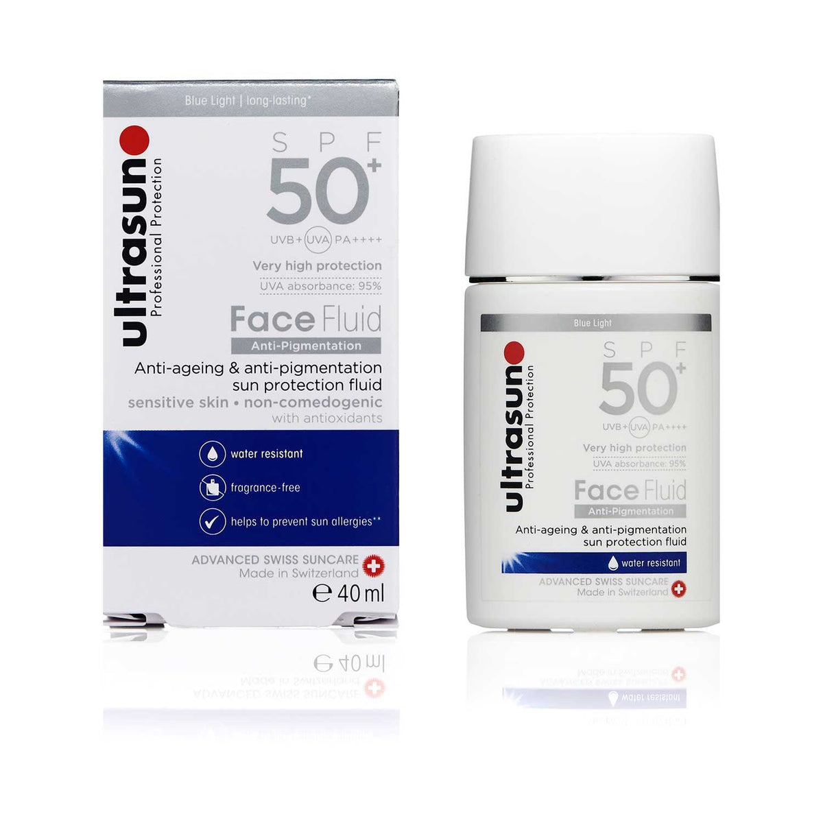 Ultrasun face fluid anti-pigmentation SPF50+ 40ml (British brand)