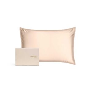 Silk Addict Mulberry Silk Pillowcase Caramel 75x50cm (British brand)