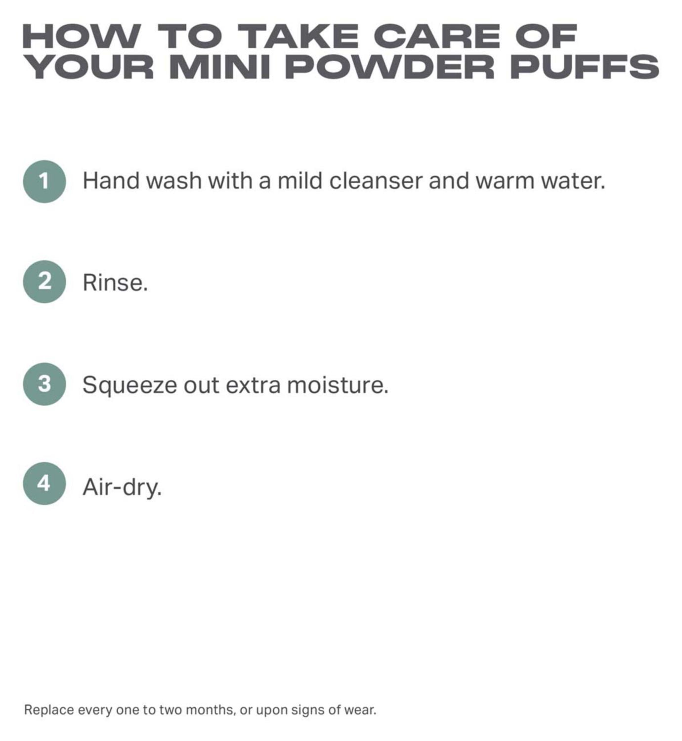 Morphe To The Point Mini Powder Puffs Trio, imported from the UK