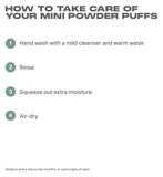 Morphe To The Point Mini Powder Puffs Trio, imported from the UK