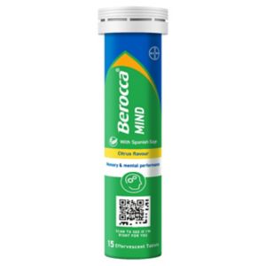 Berocca Mind Citrus Tablets 15s - British product