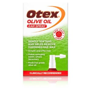 Otex olive oil ear wax spray 10ml, imported from the UK