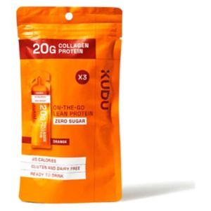 Kudu collagen protein sachets orange flavour 63g, UK version