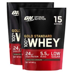 Optimum Nutrition Gold Standard Whey Protein Double Rich Chocolate Multipack 2 x 465g
