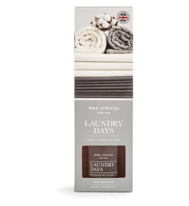 Wax Lyrical Laundry Days Reed Diffuser 200ml (British brand)