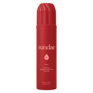 Sundae Berry AHA whipped shower foam 265ml (British brand)