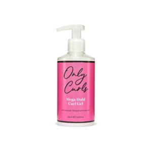 Only Curls Mega Hold Gel 250ml, imported from the UK