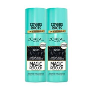 L'Oreal Paris root touch up spray black x2, UK version