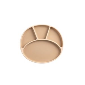 Bibado silicone suction divider plate Fawn baby plate - British product