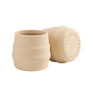 Bibado Silicone Training Cup Two-pack Fawn - British product