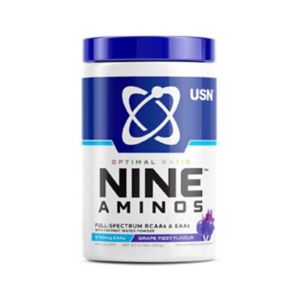 USN Nine Aminos Grape Fizzy Pop Sports Drink Powder 330g