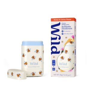 Wild Honey Cactus Deodorant Refill Starter Pack 40g (British brand)