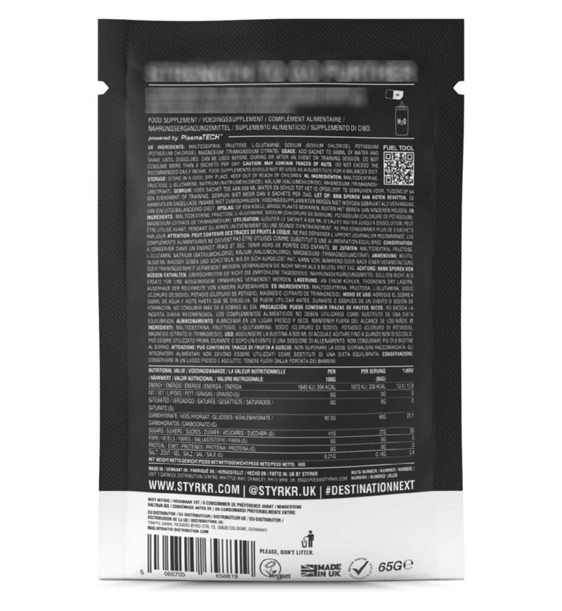 STYRKR MIX60 energy drink mix unflavoured 65g (British brand)