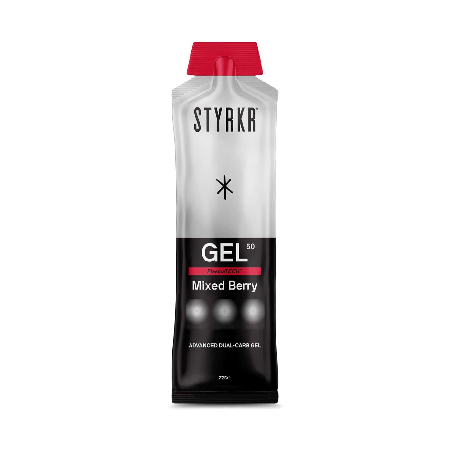 Styrkr dual carb gel mixed berry 72g (British brand)