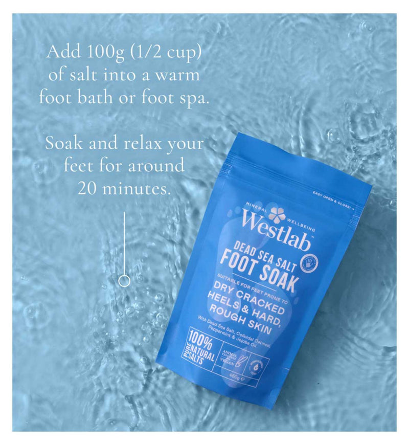 Westlab Dead Sea Foot Soak Jar 450g (British brand)