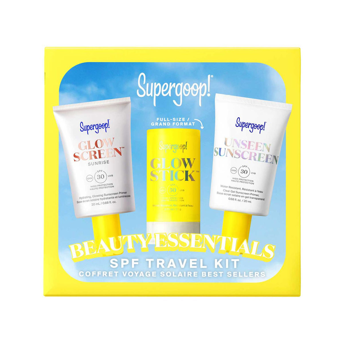 Supergoop! SPF Travel Kit Multi-pack (British brand)