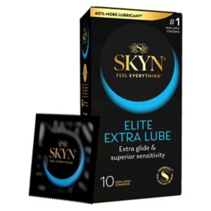 Skyn Elite Extra Lubricated Condoms 10s (British brand)
