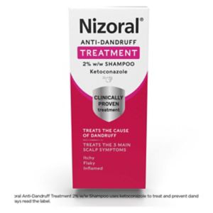 Nizoral Anti Dandruff Shampoo 2% 100ml, imported from the UK