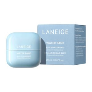 Laneige Water Bank Blue Hyaluronic Cream Moisturiser 20ml (British brand)