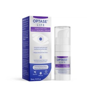 Optase Sensitive Eye Daily Renewal Cream 15ml, imported from the UK