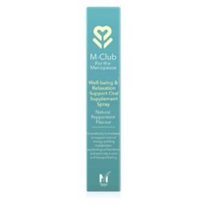 M-Club Wellbeing Spray Peppermint 14ml, imported from the UK