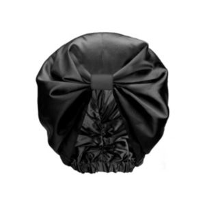 Silver Cloud Hair Wrap Infused with Silver Ions Black