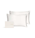 Silk Addict 100  Mulberry Silk Pillowcase Ivory Twinpack
