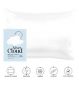 Silver Cloud white fluffy eye mask pillowcase set (British brand)