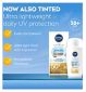 NIVEA SUN tinted face fluid medium SPF50+ 40ml, imported from the UK