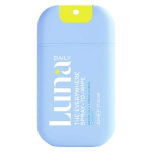 Luna Daily cooling spray-to-wipe Water Lily Fresh Citrus 30ml, imported from the UK