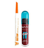 NYX Professional Makeup Wet Shot IV Cranberry Splash Lip Stain  Duck Plump Liner Clear Bundle
