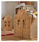 CuddleCo natural rattan storage baskets set of 3 - British product