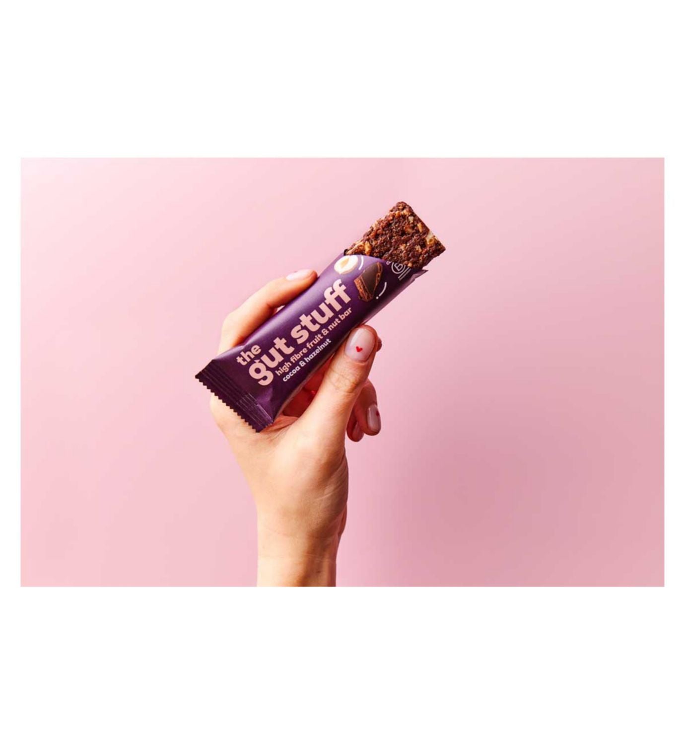 The Gut Stuff Cocoa Hazelnut Bar 3x35g, imported from the UK