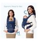 Momcozy Baby Carrier Air Mesh Blue 3M+, imported from the UK