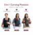 Momcozy baby carrier cotton leopard 3M+, imported from the UK