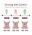 Momcozy baby carrier cotton leopard 3M+, imported from the UK