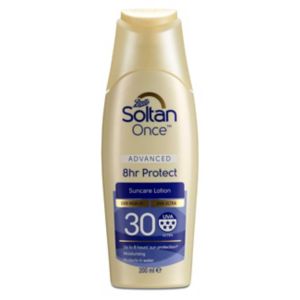 Soltan once advanced sunscreen lotion SPF30 200ml (British brand)