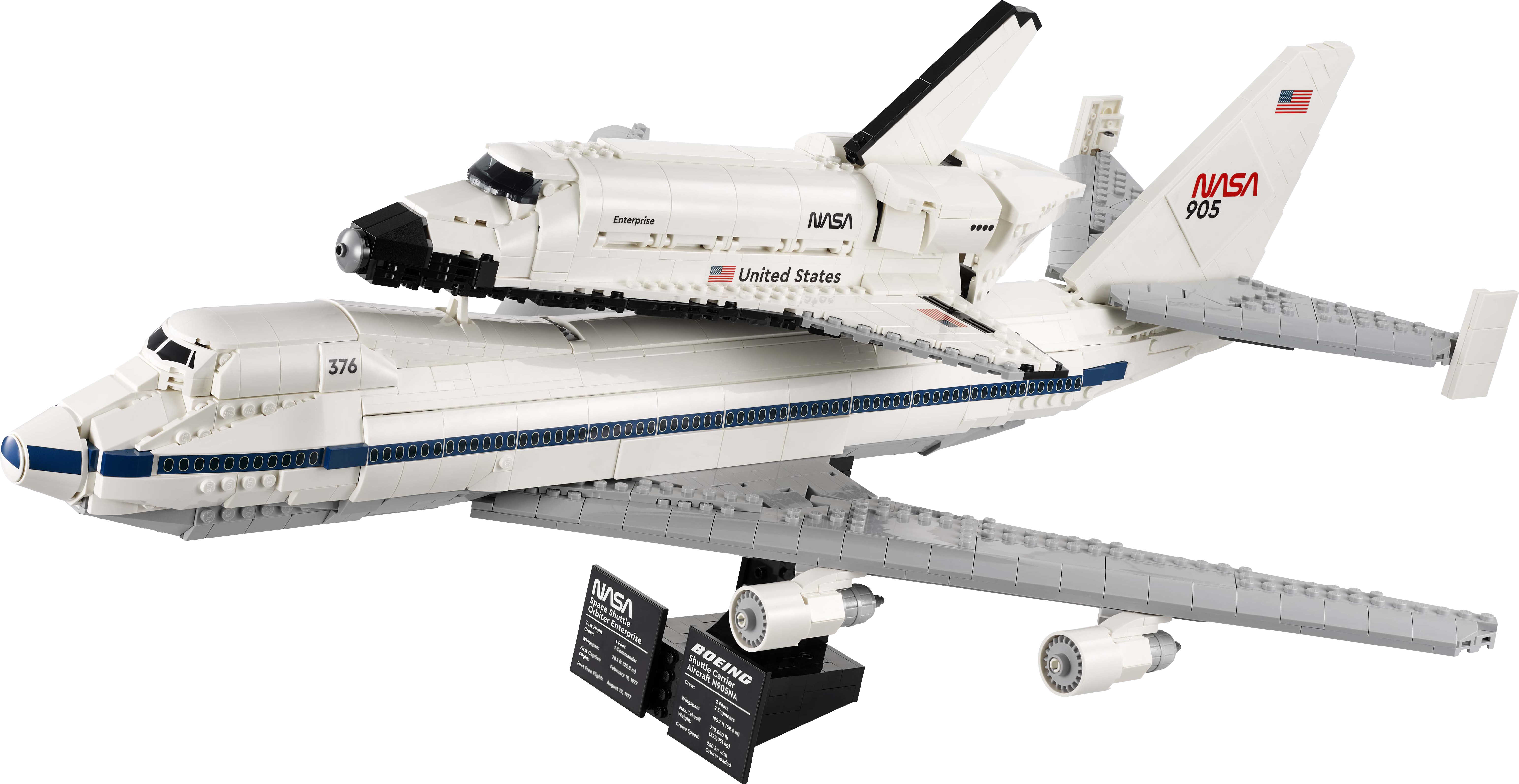 LEGO Shuttle Carrier Aircraft 2417 Pieces (British brand)