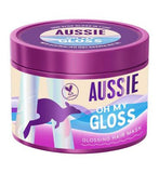 Aussie Oh My Gloss Glossing Hair Mask 500ml Moisturises Dry and Dull Hair
