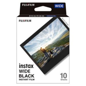 Instax Wide Black Frame Film 10 Shots Instant Camera Film