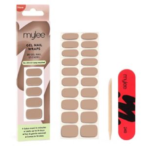 Mylee gel nail wraps Cozy Nights 20pcs, imported from the UK