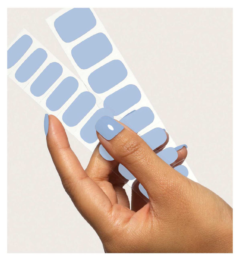Mylee Blue Moon Gel Nail Wraps 20pcs, imported from the UK