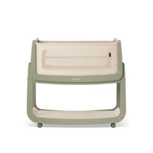 SnuzPod 5 Bedside Crib Bassinet Sage (British brand)