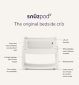 Snuz Pod 5 Bedside Crib White for infants (British brand)