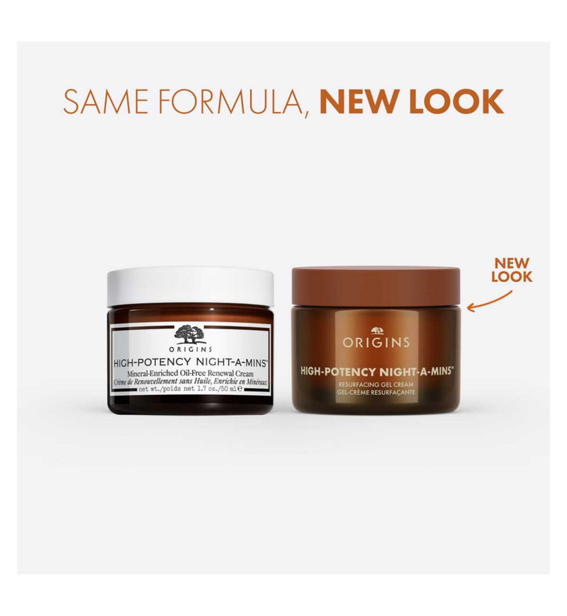 Origins Night-A-Mins Oil-Free Resurfacing Gel Cream 50ml, imported from the UK