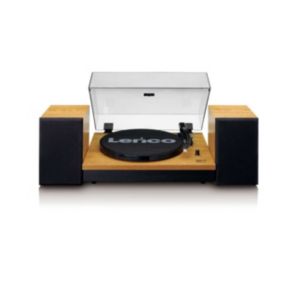 Lenco LS-300 turntable wooden speakers , UK version